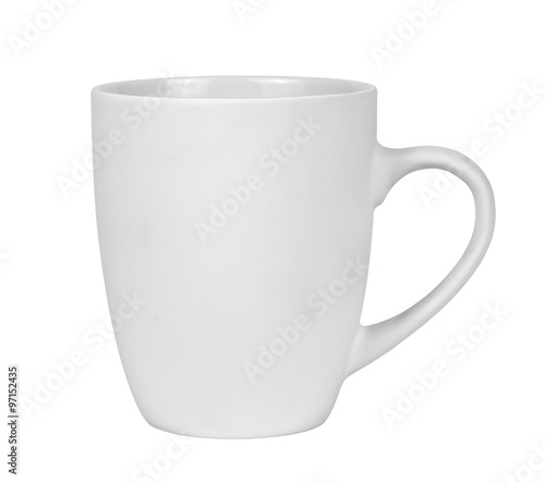 Fotografie, Obraz White mug isolated on white background