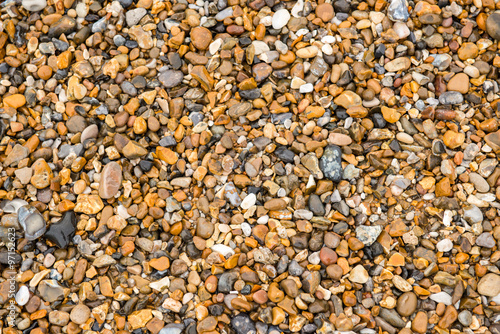 Stones and pebbles on beach