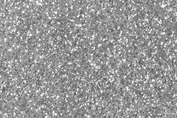 Silver glitter sparkle. Background for your design.