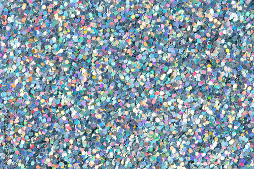 Holographic glitter texture. photo