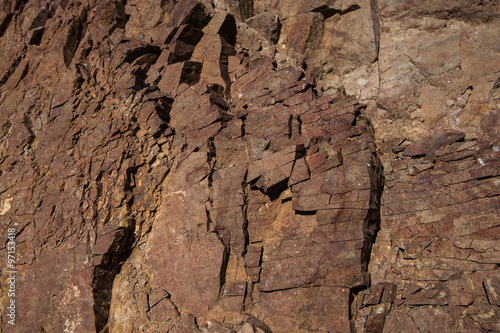 cracked stone texture closeup - rock crack