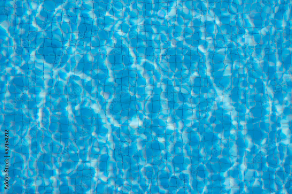 pool water background - light reflection in swimming pool