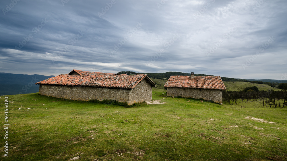 Ermita de Santa Maria en lo alto de la sierra de Urbasa, en Navarra