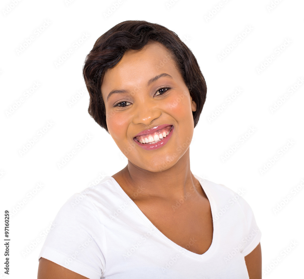 young afro american woman young afro american woman