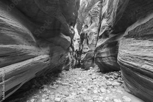 Black and White Slot Canyon...