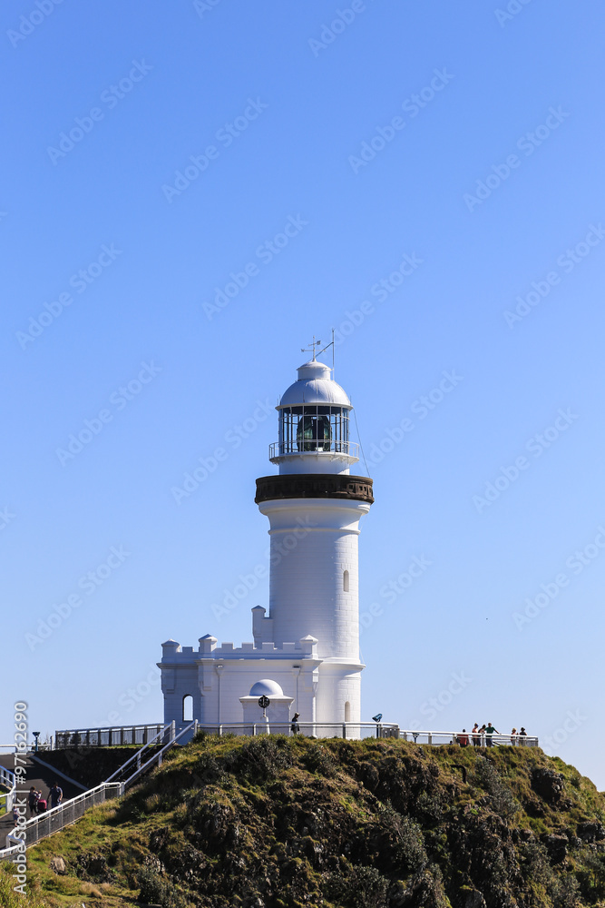 the lighthouse in cape byron,australia