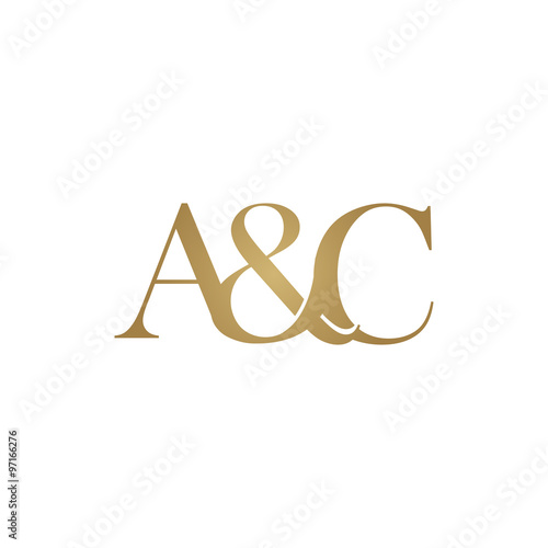 A&C Initial logo. Ampersand monogram logo