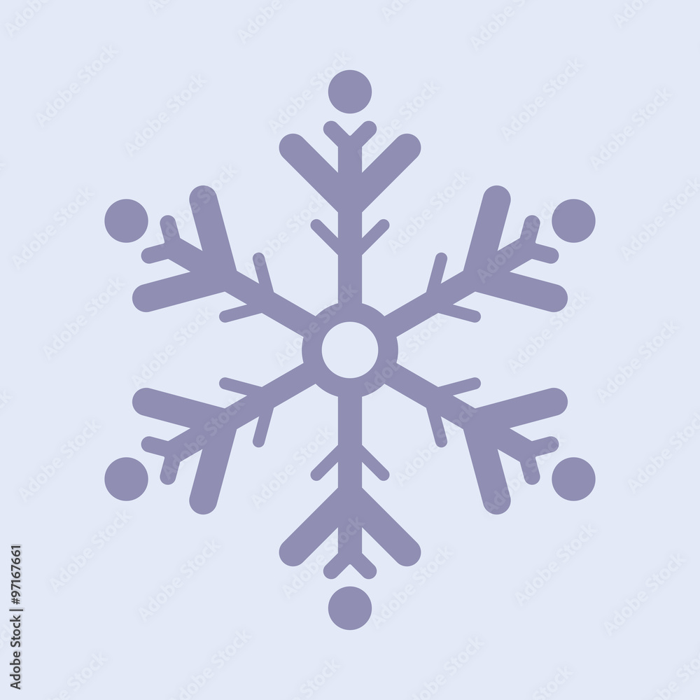 One snowflake icon One snowflake icon