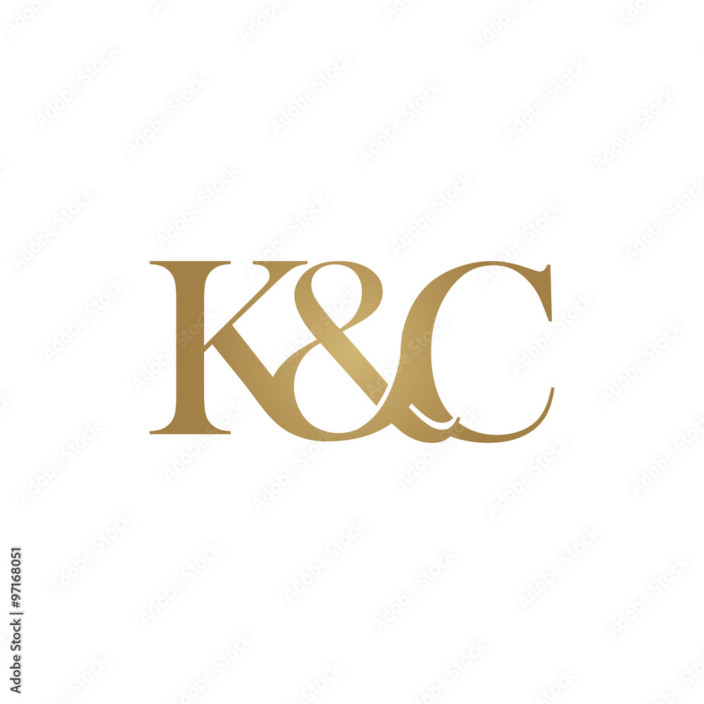 K&C Initial logo. Ampersand monogram logo K&C Initial logo. Ampersand monogram logo