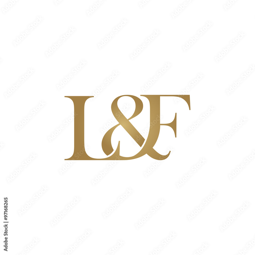 L&F Initial logo. Ampersand monogram logo L&F Initial logo. Ampersand monogram logo