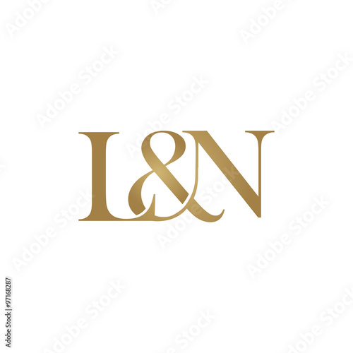 L&N Initial logo. Ampersand monogram logo