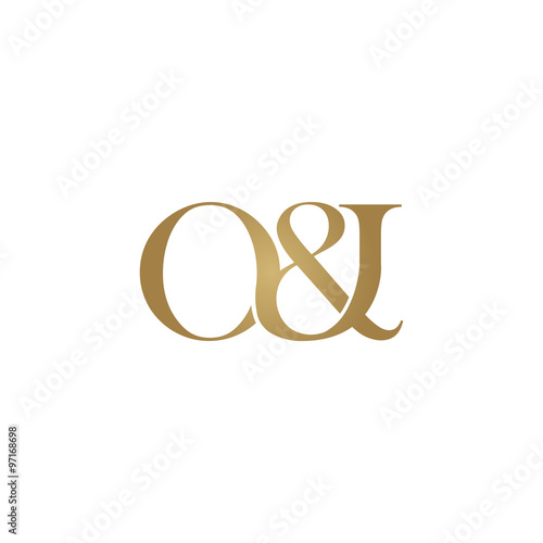 O&I Initial logo. Ampersand monogram logo