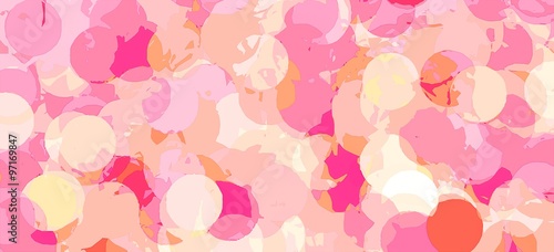circle abstract background in pink for Valentine