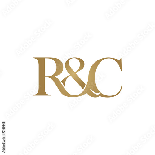 R&C Initial logo. Ampersand monogram logo