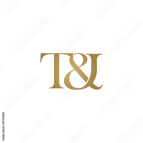 T&I Initial logo. Ampersand monogram logo