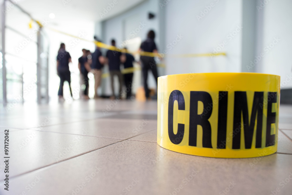Fototapeta premium crime scene