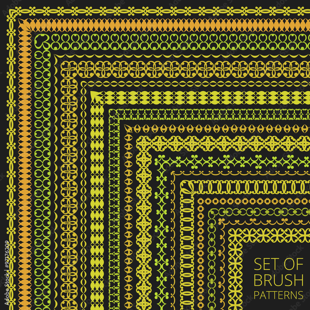 Luxury Pattern Brushes Set Luxury Pattern Brushes Set