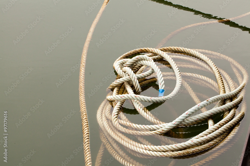 mess-up bind rope, mess-up binding rope for boat hang in lake