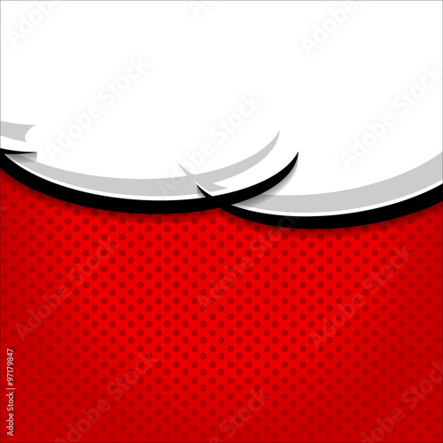 Speech Bubble Pop-Art Style