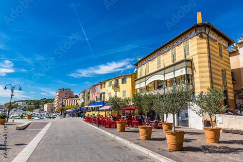 Main Promenade In The City Center Of Cassis,France