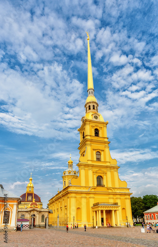 Saint Peter and Paul cathedral in Saint Petersburg