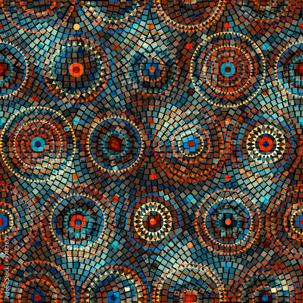 Naklejka premium Abstract mosaic background