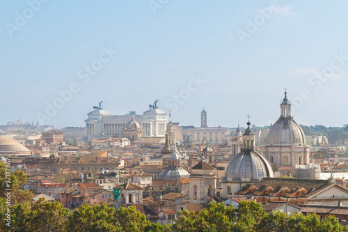 panoramę Rzymu, Włochy