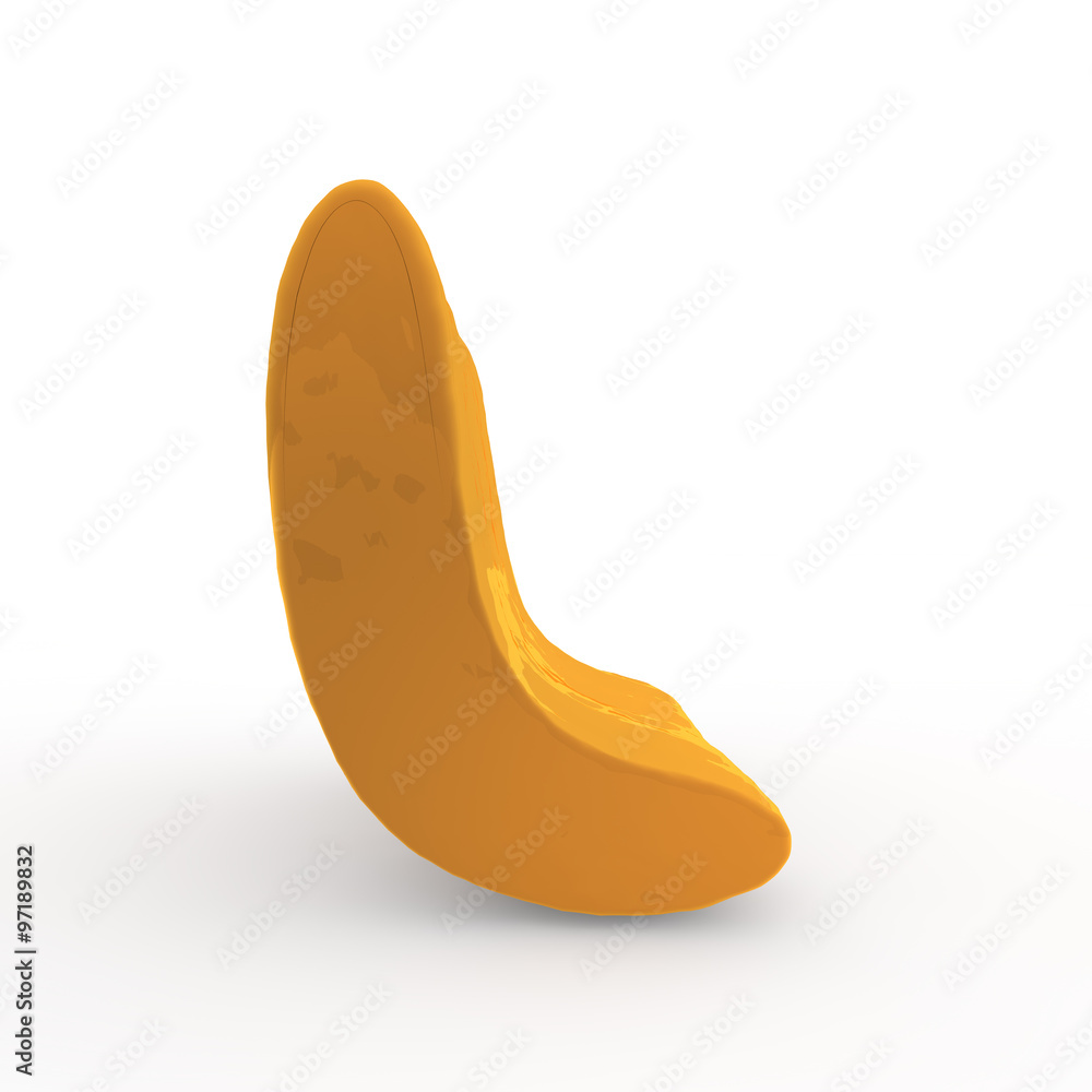 3d rendering of the letter L in gold metal on a white isolated b 3d rendering of the letter L in gold metal on a white isolated b