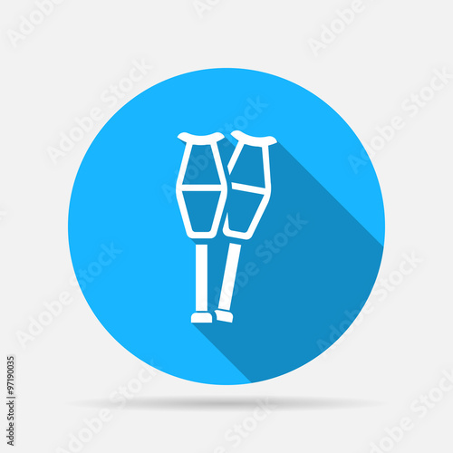 icon crutches