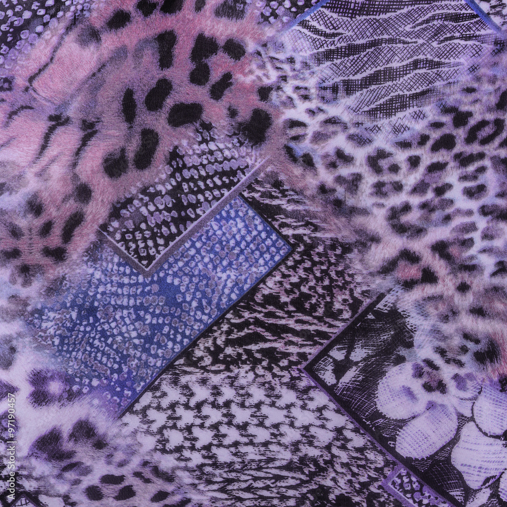 texture of print fabric striped leopard and flower texture of print fabric striped leopard and flower