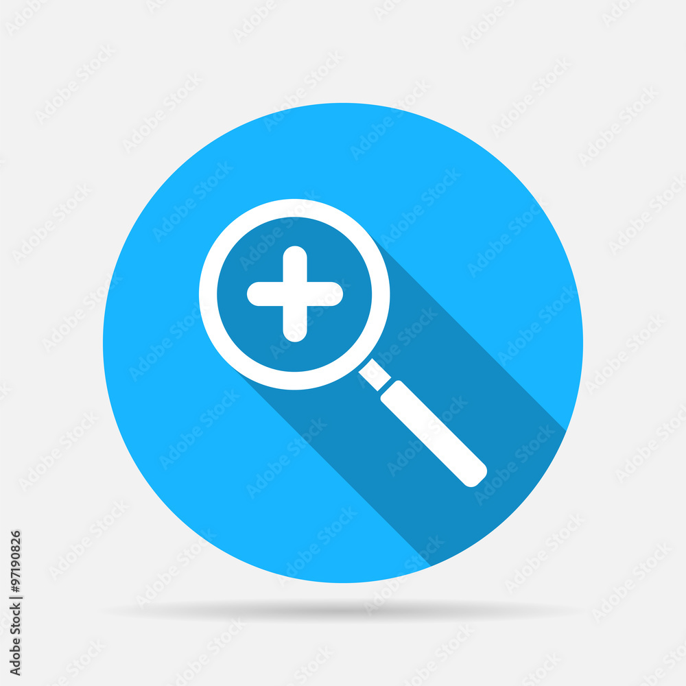 Obraz premium icon magnify plus