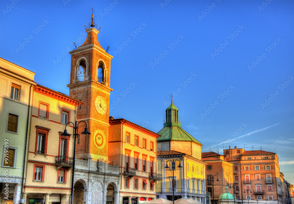 Tre Martiri Square in Rimini - Italy