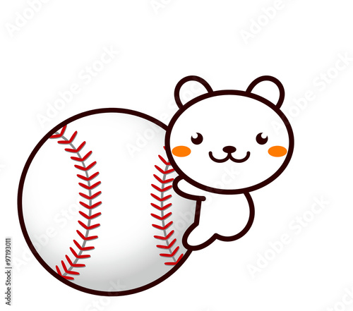 野球と動物シリーズ