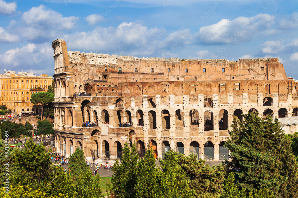 most famous arena in the world- great ancient Colosseum, Rome