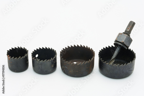 Many size of hole saws