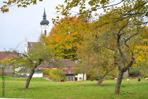 Marienmünster Dießen Bayern mit Bauernhof photo