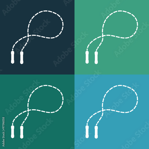 Skipping rope icon