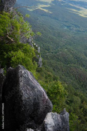 Wat Prabaht Puu Pha Daeng, Lampang, Thailand photo