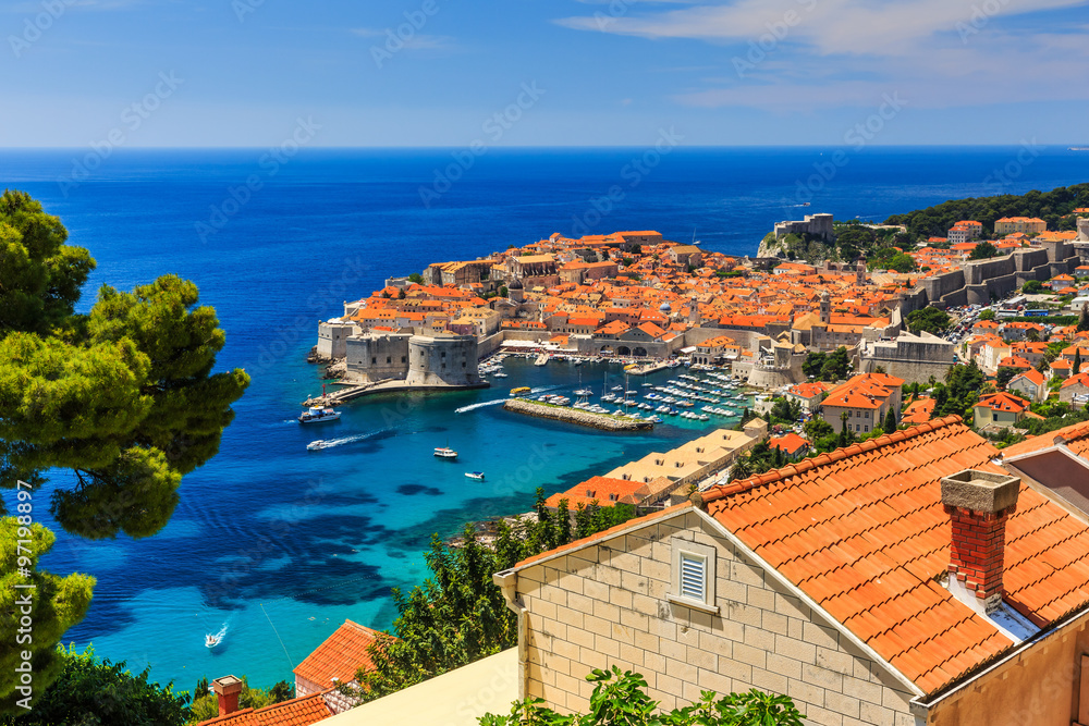Naklejka premium Dubrovnik, Croatia