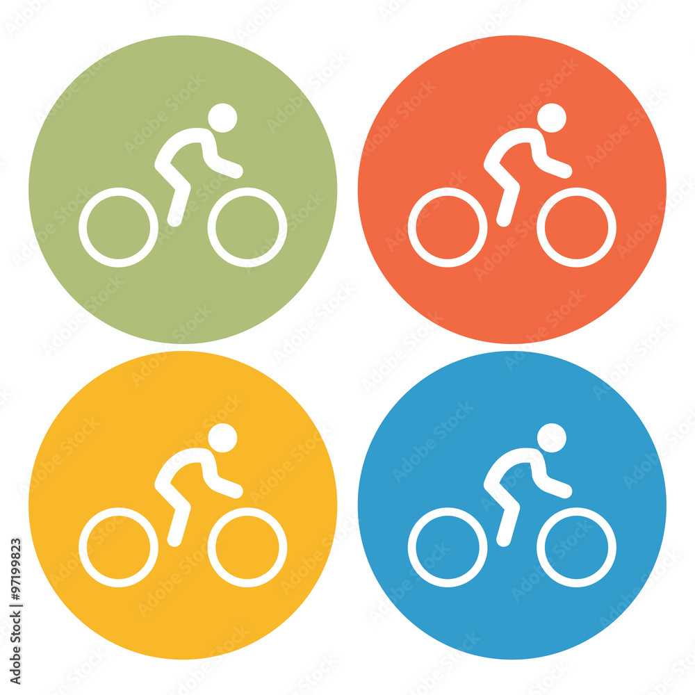 Bicyclist icon Bicyclist icon