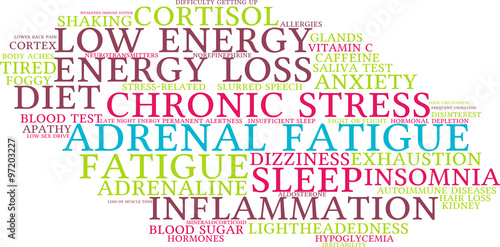 Adrenal Fatigue Word Cloud