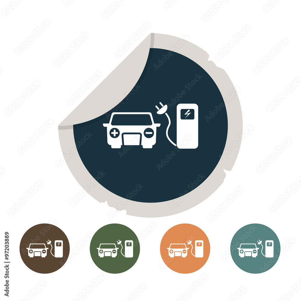 Charging station icon Charging station icon