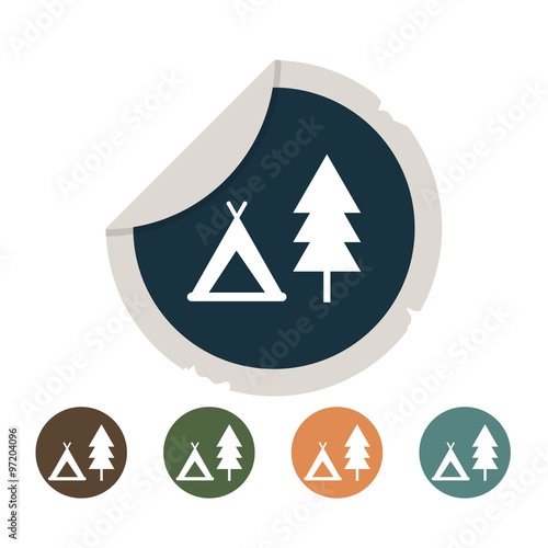 Free Download Holiday camp icon - GFXLoad