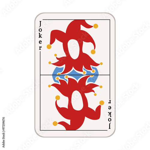 Vector Single Joker Card