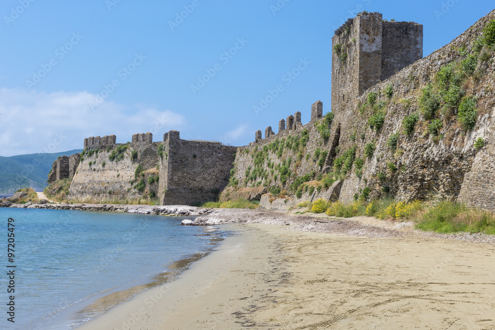 Methoni Venetian Fortress in the Peloponnese, Messenia (Greece)