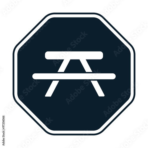 Picnic table icon