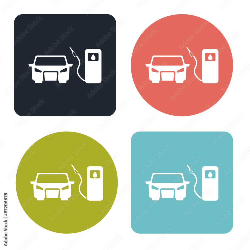 Gas station icon Gas station icon