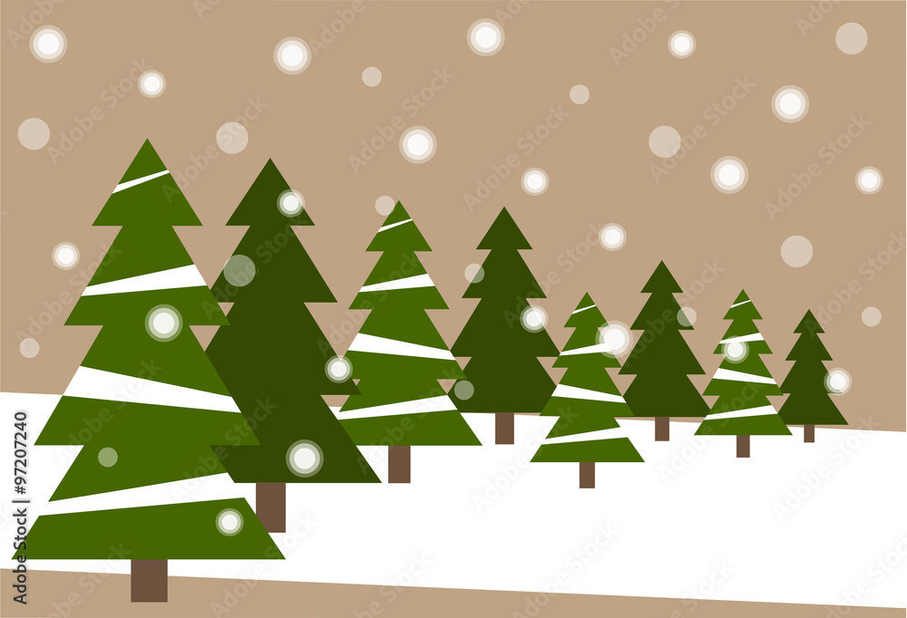 Fototapeta premium winter background 