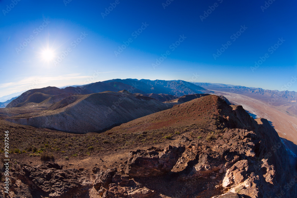 Mountains ridge in Death Valley