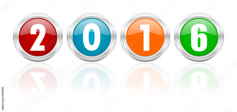 2016 new years vector illustration with